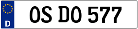 Truck License Plate